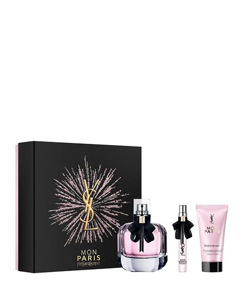 yves saint laurent 3 pc mon paris gift set|ysl mon Paris set.